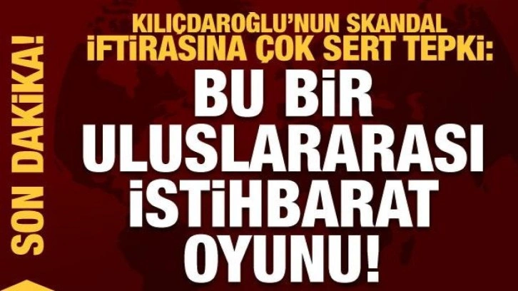Kılı&ccedil;daroğlu'nun uyuşturucu iddiasına Bakan Soylu'dan &ccedil;ok sert tepki