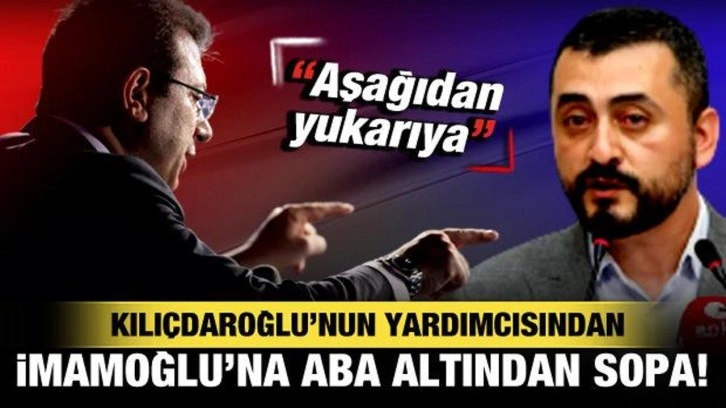 Kılı&ccedil;daroğlu'nun yardımcısı Eren Erdem, İmamoğlu'na aba altından sopa g&ouml;sterdi!