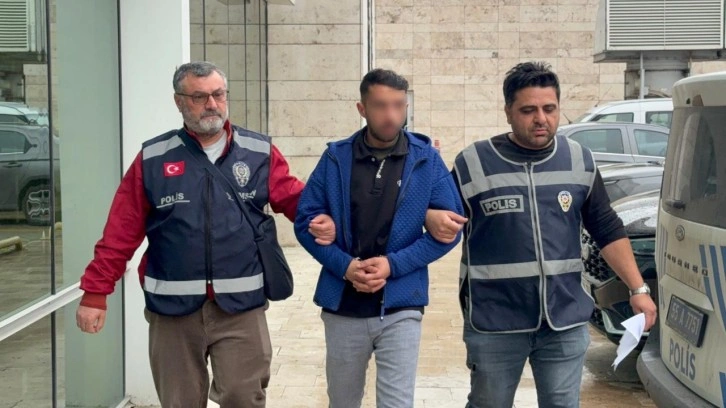 Kız kardeşinin boğazına bıçak dayayan kasap tutuklandı