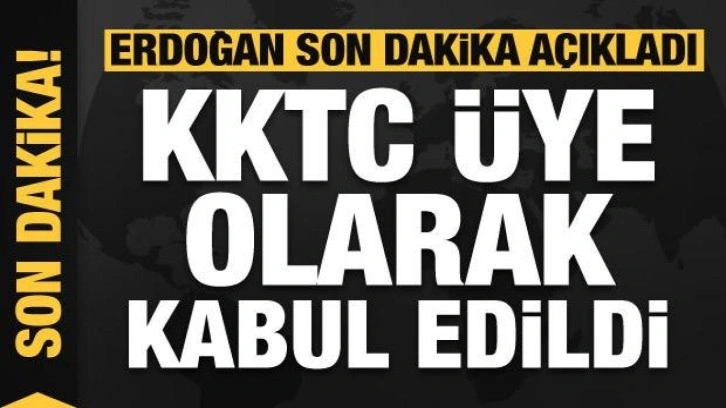 KKTC, T&uuml;rk Devletleri Teşkilatı Zirvesi'nde g&ouml;zlemci &uuml;ye olarak kabul edildi