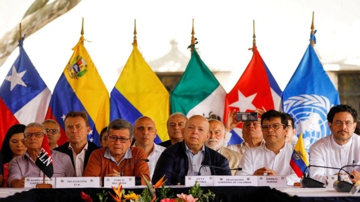 Kolombiya h&uuml;k&uuml;meti ile ELN arasındaki barış g&ouml;r&uuml;şmeleri devam ediyor