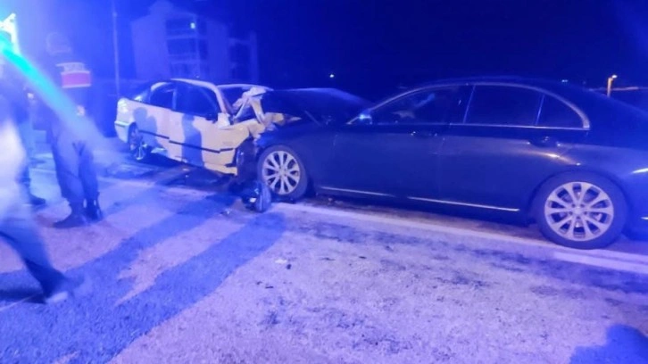 Konya'da korkunç kaza! Otomobiller çarpıştı: 1 ölü, 5 yaralı