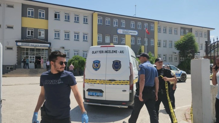 Konya'da okulda dehşet! Öğretmen hayatını kaybetti