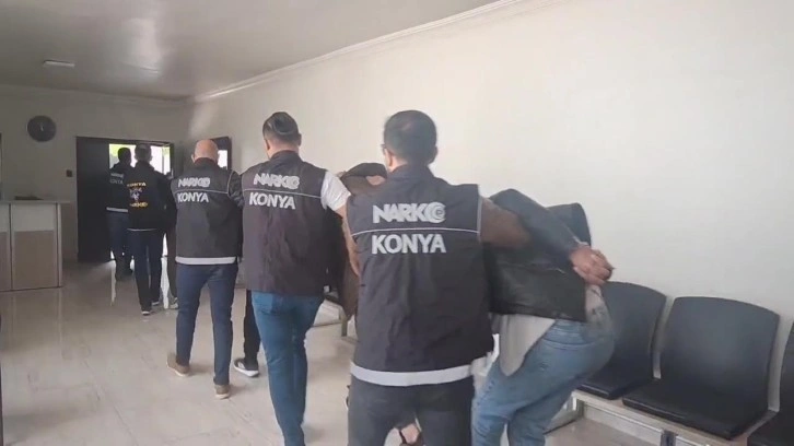 Konya Emniyeti'nden uyuşturucuya geçit yok: Bir haftada 38 operasyon, 37 tutuklama