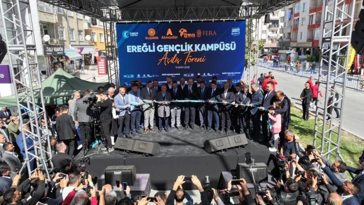 Konya'nın en büyük 'Gençlik Kampüsü' Ereğli'de açıldı