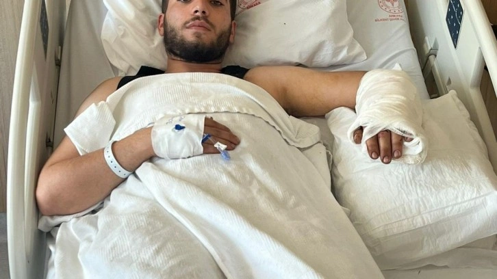 Köpeğin kafasından ve kolundan ısırdığı adam dehşet anlarını anlattı
