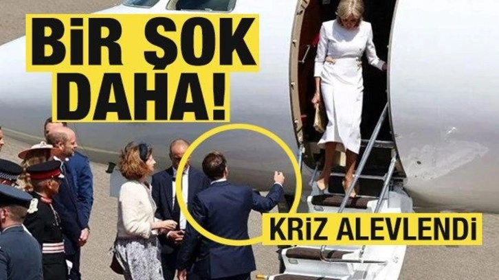 Kriz alevlendi! Emmanuel Macron'a eşinden bir şok daha!