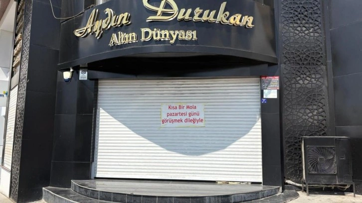 Kuyumcu, dükkanına bir not asıp sırra kadem bastı! Soruşturma başlatıldı