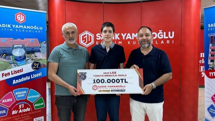 LGS Türkiye birincisinden yetim çocuklara büyük destek