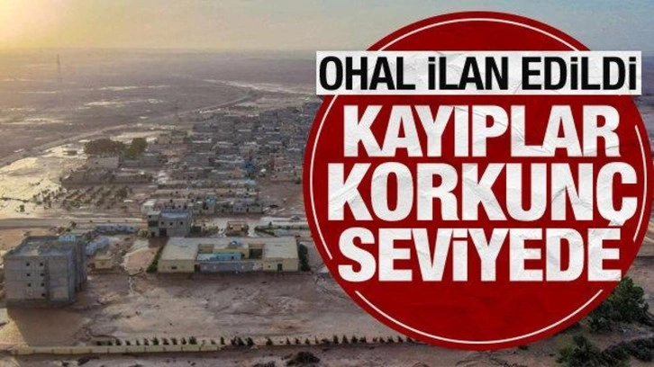 Libya'da bir yıl OHAL ilan edildi! Derne'de kayıp sayısı korkun&ccedil; seviyede