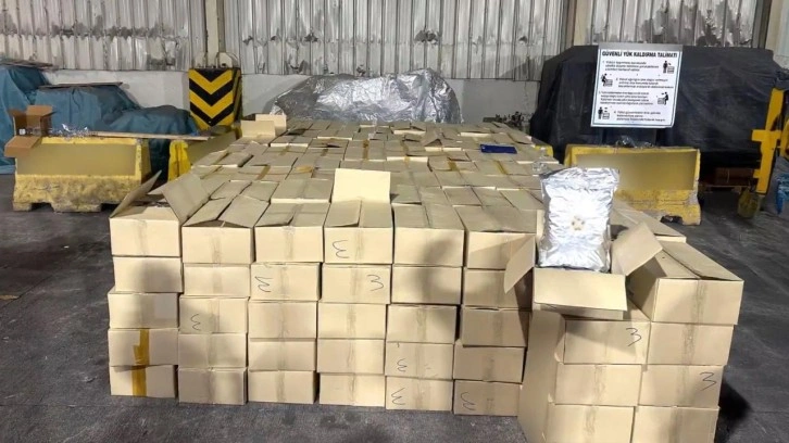 Limanda operasyon! 1,5 ton uyuşturucu ele geçirildi