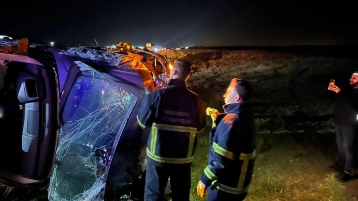 Mardin'de cip şarampole devrildi: 4 yaralı