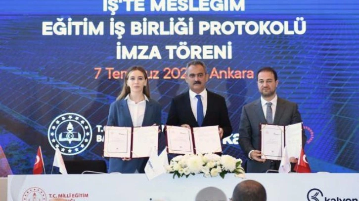 MEB’ten İş’te Mesleğim Eğitim İş Birliği Protokolü