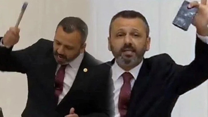 Meclis'te &ccedil;eki&ccedil;le cep telefonunu kıran CHP'li milletvekiline dava