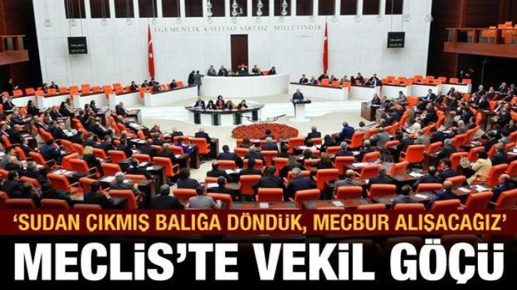 Meclis'te vekil g&ouml;&ccedil;&uuml; başladı