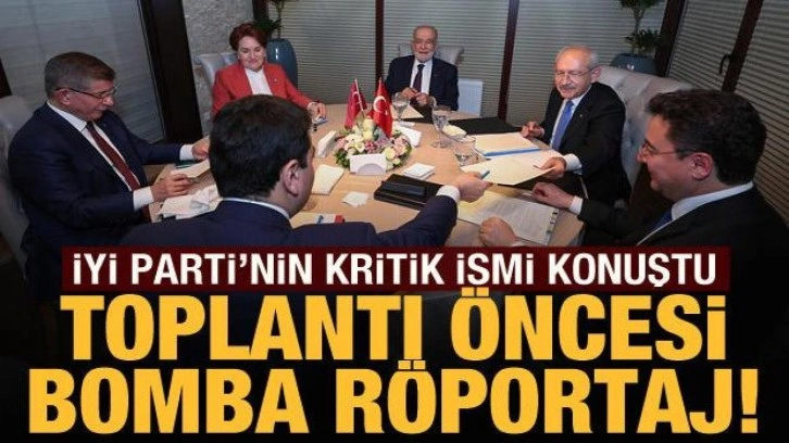 Mehmet Acet yazdı: 6&rsquo;lı masa toplantısı &ouml;ncesi İYİ Parti'den gelen enteresan fikirler