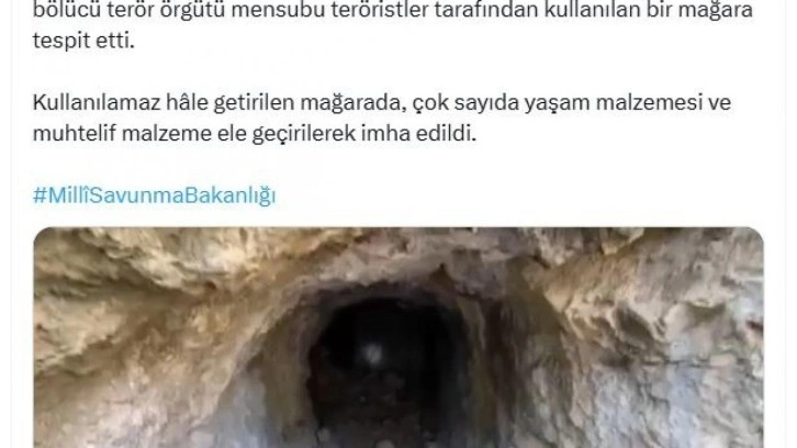Mehmetçik PKK'lı teröristlerin inlerine girmeye devam ediyor