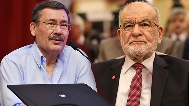 Melih G&ouml;k&ccedil;ek, Temel Karamollaoğlu'na 'dilin tutmasın inşaallah' diye beddua etti!