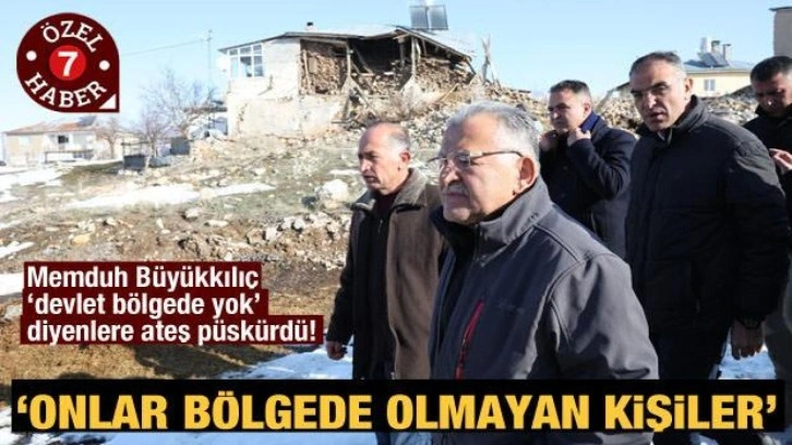 Memduh B&uuml;y&uuml;kkılı&ccedil; 'devlet b&ouml;lgede yok' diyenlere sitem etti: Onlar b&ouml;lgede olmayanlar
