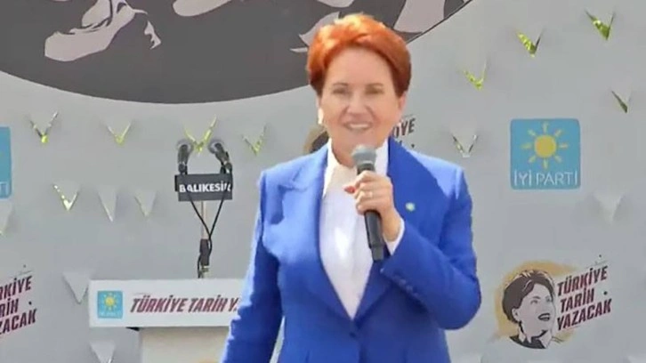 Meral Akşener'den Erdoğan'a: &Ouml;calan&rsquo;la akraba gibi olan sensin be!