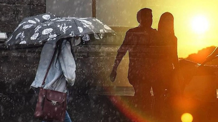 Meteoroloji bölge bölge açıklayarak uyardı: Bir yanda güneş, bir yanda yağmur...