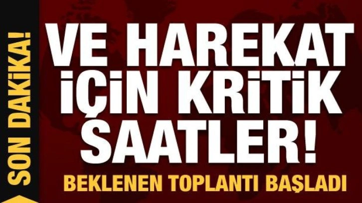 MGK Toplantısı başladı! Suriye Harekatı masada! A&ccedil;ıklama bekleniyor