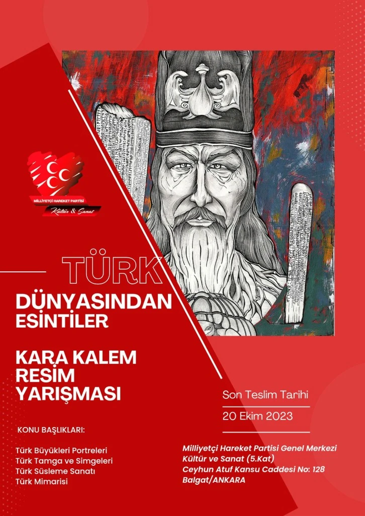 MHP'den Resim Yarışması: T&uuml;rk D&uuml;nyasından Esintiler...