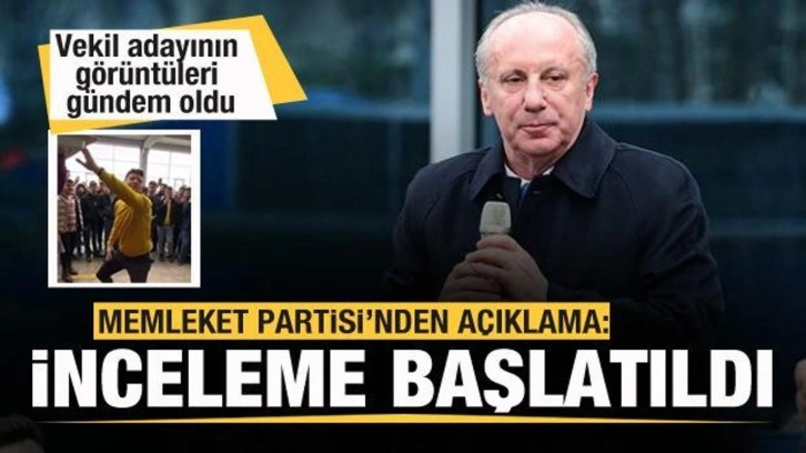 Milletvekili adayının g&ouml;r&uuml;nt&uuml;leri g&uuml;ndem oldu! Memleket Partisi inceleme başlattı