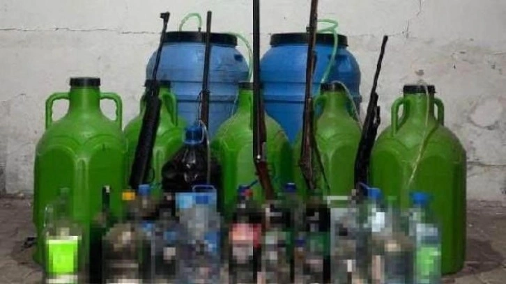 Muğla'da 1958 litre sahte i&ccedil;ki ele ge&ccedil;irildi