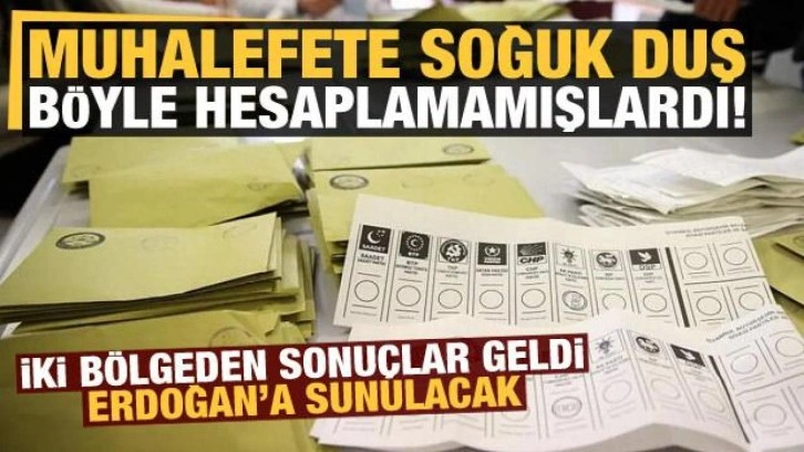 Muhalefeti yıkacak haber! İki b&ouml;lgeden dikkat &ccedil;eken sonu&ccedil;lar geldi