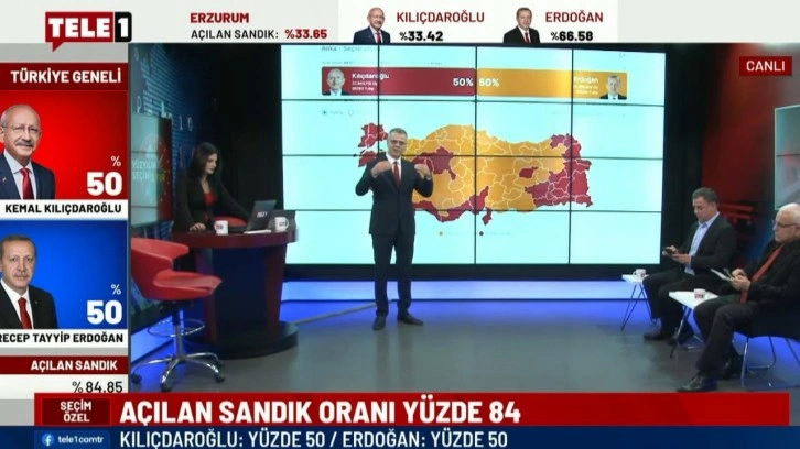 Muhalif medyadan manip&uuml;lasyon! Erdoğan'ı y&uuml;zde 50'de g&ouml;sterdiler