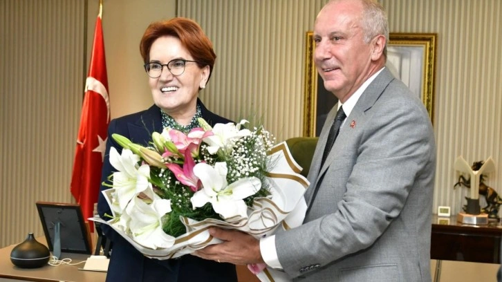 Muharrem İnce, Meral Akşener ile g&ouml;r&uuml;şt&uuml;