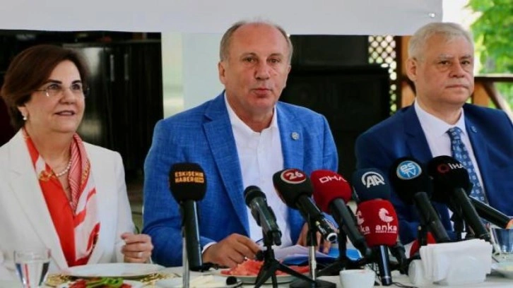 Muharrem İnce, partisinin oy oranını a&ccedil;ıkladı: Barajı ge&ccedil;iyoruz
