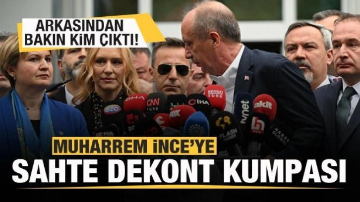 Muharrem İnce'ye sahte dekont kumpası! Arkasından bakın kim &ccedil;ıktı!