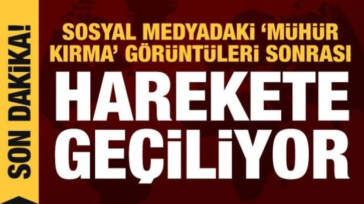 "M&uuml;h&uuml;r kırma" provokasyonu: Sosyal medya paylaşımlarına işlem başlatılacak
