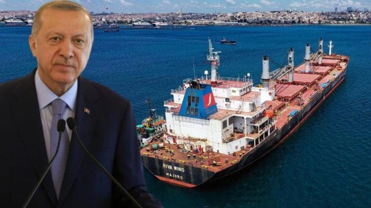 M&uuml;jdeyi canlı yayında Erdoğan verdi! Tahıl koridoru anlaşması 2 ay daha uzatıldı