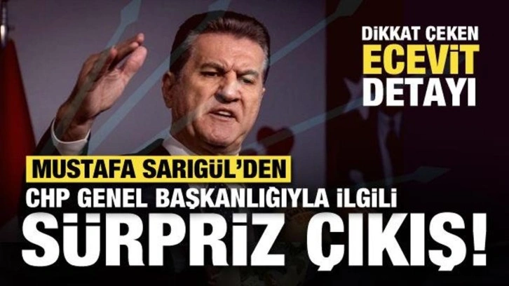 Mustafa Sarıg&uuml;l'den s&uuml;rpriz genel başkanlık &ccedil;ıkışı! Dikkat &ccedil;eken Ecevit &ouml;rneği!