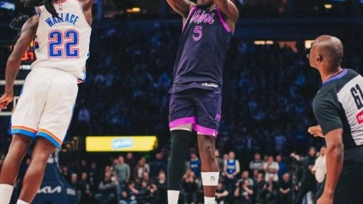 NBA'de son şampiyon Thunder, deplasmanda Timberwolves'a kaybetti