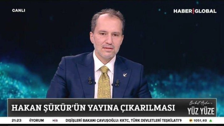 Necmettin Erbakan'ın kurduğu TV5'e Fatih Erbakan&rsquo;dan FET&Ouml;&rsquo;c&uuml; Hakan Ş&uuml;k&uuml;r tepki