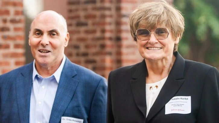 Nobel Tıp &Ouml;d&uuml;l&uuml;'n&uuml; Macar asıllı Katalin Kariko ve ABD'li Drew Weissman kazandı