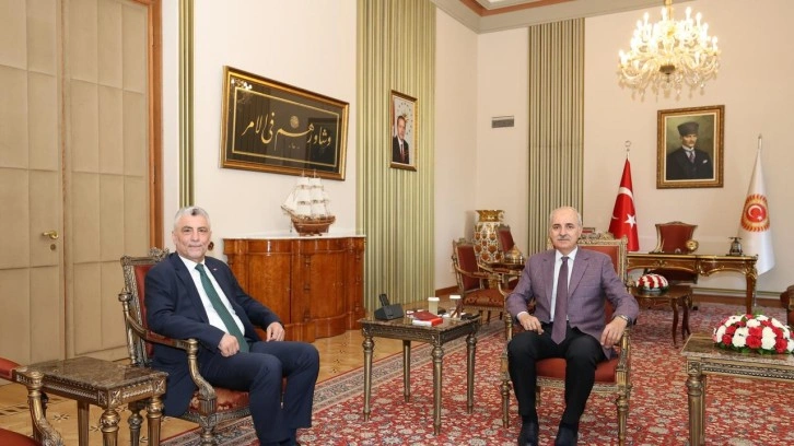 Numan Kurtulmuş, Bakan Bolat'ı kabul etti