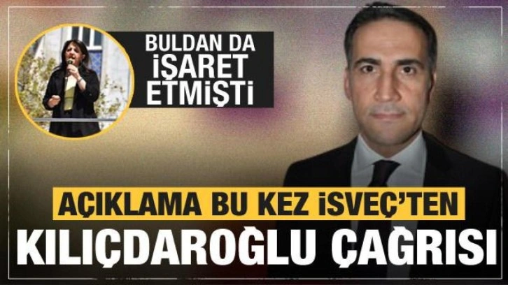 PKK'lıların yuvalandığı İsve&ccedil;'ten Kılı&ccedil;daroğlu &ccedil;ağrısı