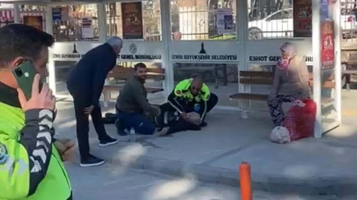 Polisin ilk yardım m&uuml;dahalesi hayat kurtardı