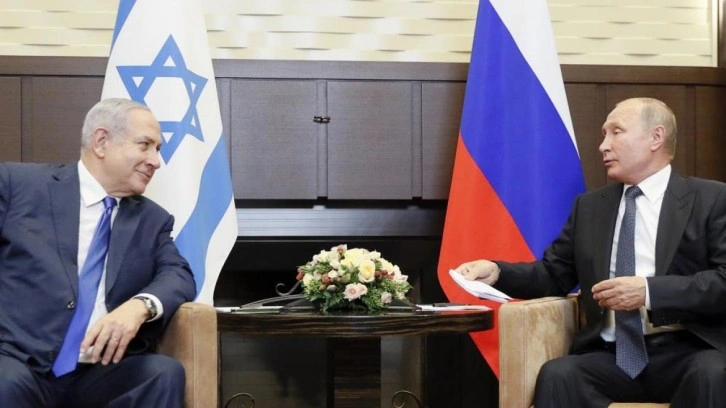 Putin ve Netanyahu &ccedil;atışmalardan bu yana ilk kez g&ouml;r&uuml;şt&uuml;