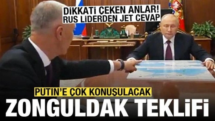 Putin'e tahıl koridoru i&ccedil;in Zonguldak teklifi