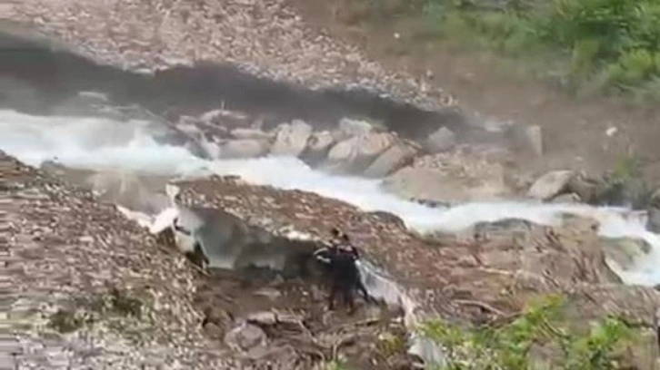 Rize'de Galer Düzü Yaylası'nda kar kütlesi çöktü: Bir kişi aranıyor