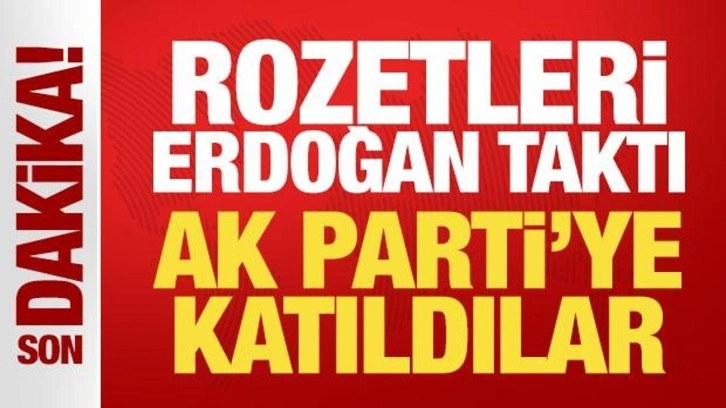 Rozetleri Erdoğan taktı: Seydişehir ve Emirgazi Belediye Başkanları AK Parti'ye katıldı