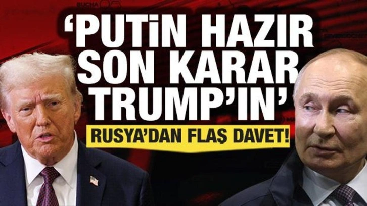 Rusya'dan ABD'ye flaş davet: Putin hazır son karar Trump'ın...
