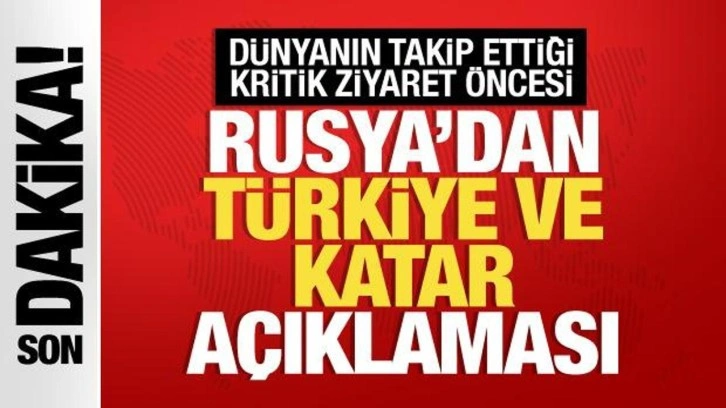 Rusya'dan Hakan Fidan - Sergey Lavrov g&ouml;r&uuml;şmesine ilişkin son dakika a&ccedil;ıklama