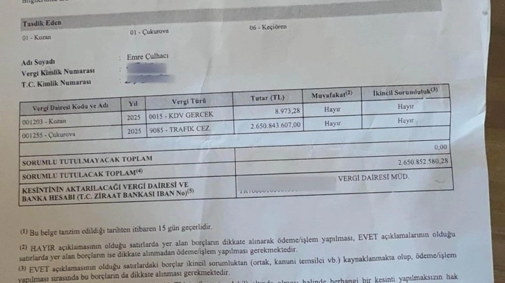 Sadece bir 'u' d&ouml;n&uuml;ş&uuml; yaptı! G&ouml;renler dondu kaldı! 660 daire parası kadar trafik cezası!